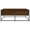 vidaXL Coffee Table Brown Oak Engineered Wood Medium Coffee Table