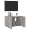 vidaXL TV Wall Cabinet Gray sonoma Engineered wood 23.6 x 13.8 x 16.1 in