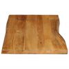 vidaXL Table Top 43.3"x23.6"x1.5" Live Edge Solid Wood Mango