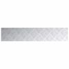 vidaXL Stair Tread Rectangular 2 pcs Silver 39.37 x 7.87 in Aluminium