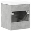 vidaXL Bathroom Furniture Set Concrete Grey Engineered Wood, Ceramic Large