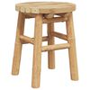 vidaXL Stool Bamboo Natural 11.81 x 11.81 x 14.17 in Bamboo