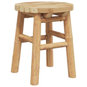 vidaXL Stool Bamboo Natural 11.81 x 11.81 x 14.17 in Bamboo