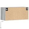 vidaXL TV Wall Cabinet Grey Sonoma Engineered wood 31.5 x 12.2 x 15.0 in