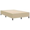 vidaXL Platform Bed Frame Grey Green 47.24 x 74.80 in Fabric