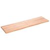 vidaXL Wall Shelf Light brown Solid oak wood Large Foldable