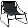 vidaXL Garden Furniture with Cushion 2 pcs Black 81 x 60.5 x 71 cm