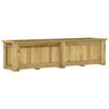 vidaXL Planter Green Treated Pinewood Large Planter Rectangular
