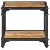 vidaXL Coffee Table Natural mango wood Solid rough mango wood 15.7x15.7 in