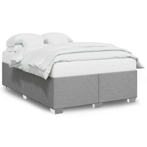 vidaXL Bed Frame Light grey