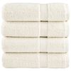 vidaXL Bath Towel Set of 4 Cream 100% Cotton 39.4 x 59.1 in Bath Towel