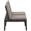 vidaXL Lounge Bench Set of 2 Grey, Anthracite