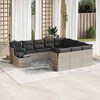 vidaXL Garden Sofa Set Light grey