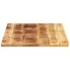 vidaXL Table Top Natural Mango Wood Solid rough mango wood 31.5x23.6 in