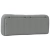 vidaXL Headboard Cushion Light grey 100% polyester 55.1 in wide