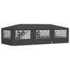 vidaXL Party Tent Anthracite Polyethylene, Steel 13.1 x 29.5 feet
