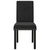 vidaXL Dining Chairs 6 pcs Black Velvet