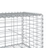 vidaXL Gabion Basket Silver Galvanized Iron Large Heavy Weight Endurance