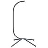 vidaXL Hanging Egg Chair Stand Anthracite Steel Standard Portable