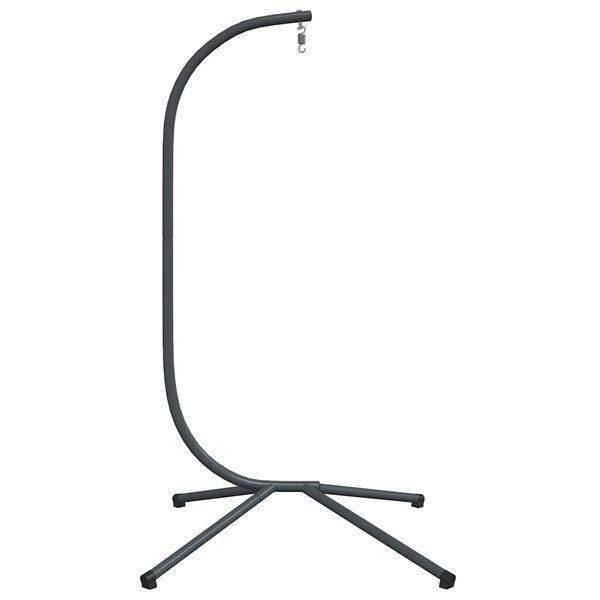 vidaXL Hanging Egg Chair Stand Anthracite Steel Standard Portable