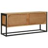 vidaXL TV Cabinet Brown 110 x 30 x 50 cm Solid Acacia wood