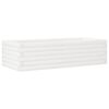vidaXL Garden Planter White Solid pine wood Large Garden Planter