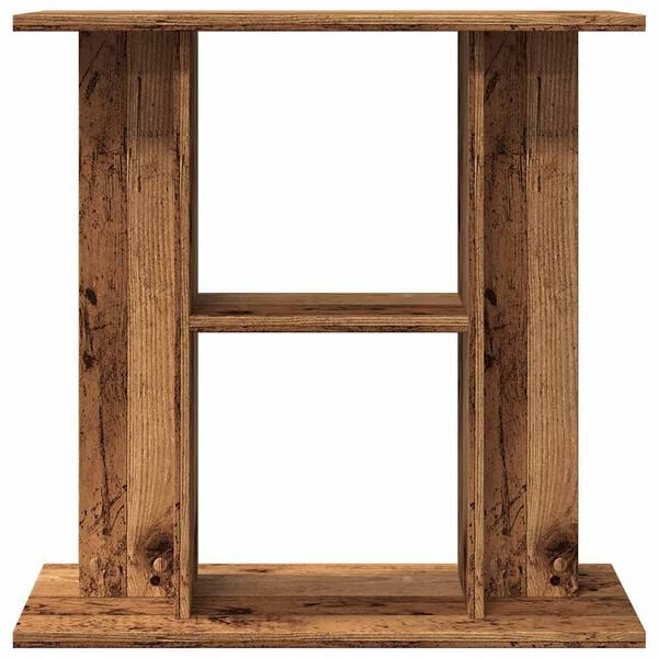 vidaXL Aquarium Stand Old Wood Engineered wood Medium Aquarium Stand