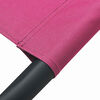 vidaXL Lounge Bed Pink Oxford fabric, Powder-coated steel Double Durable