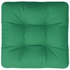 vidaXL Pallet Cushion Green Fabric (100% polyester)