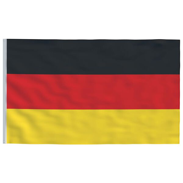 vidaXL Germany Flag Multicolor Aluminum, Polyester Large