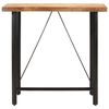 vidaXL Bar Table Natural wood Solid mango wood and iron