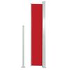 vidaXL Side Awning Red Polyester, Powder-Coated Steel 39.4 x 196.9 in