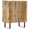 vidaXL Sideboard Natural wood Solid mango wood Size: 23.6 x 13.8 x 29.5 in