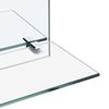 vidaXL Wall Mirror Transparent Tempered Glass 15.7x23.6 in Wall mounting