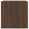 vidaXL TV Wall Cabinet Brown Oak Engineered Wood TV Wall Cabinet