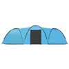vidaXL Camping Igloo Tent 255.9x94.5x74.8" 8 Person Blue