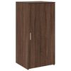 vidaXL Storage Cabinet Brown Oak Engineered Wood Medium Storage