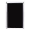 vidaXL Blackout Roller Blind Black SK06