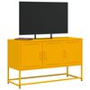 vidaXL TV Cabinet Mustard Yellow Steel 39.6 x 15.4 x 23.8 in TV Cabinet