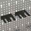 vidaXL Wall-mounted Peg Boards 3 pcs 15.7"x22.8" Steel