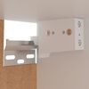 vidaXL Hanging Cabinet White Engineered Wood Small Hanging Cabinet