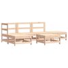 vidaXL Garden Lounge Set Beige Solid Pine Wood Large Modular