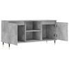 vidaXL TV Cabinet Concrete Grey Engineered Wood, Iron Medium TV Cabinet