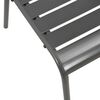 vidaXL Bistro Set Dark Grey E-coated and powder-coated steel Standard