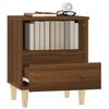 vidaXL Bedside Cabinet Set of 2 Brown oak