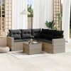 vidaXL Garden Sofa Set Light Grey
