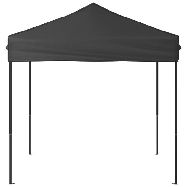 vidaXL Party Tent Anthracite 210D oxford fabric and steel 6.6 x 6.6 ft