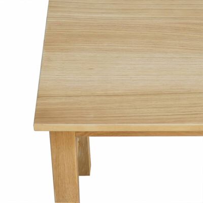 vidaXL Nest of Tables 3 Pieces Solid Oak Wood