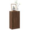 vidaXL Bookcase Brown Oak Engineered Wood Medium Bookcase Rectangular