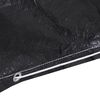 vidaXL Garden Furniture Cover Black Polyethylene Large
